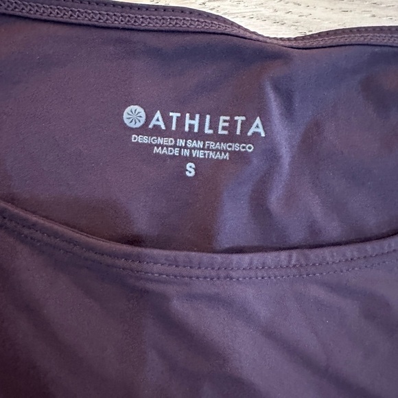 Athleta sunlover Hilo asymmetrical purple dress size small - Picture 4 of 9